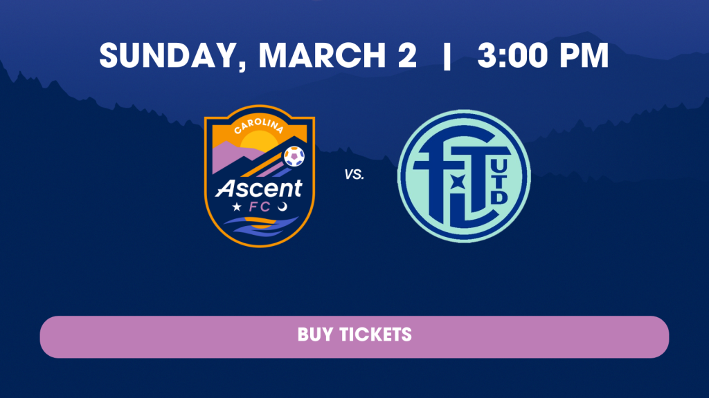 Carolina Ascent FC vs. Ft. Lauderdale United FC on Sunday, March 2 - Buy Tickets